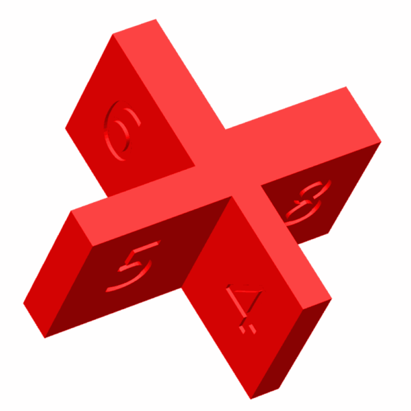 Dystans krzyżowy 4/5/6/8 mm