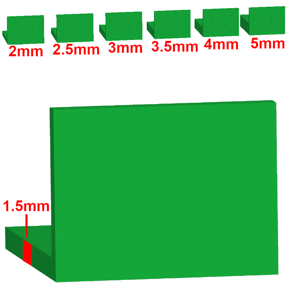 Zestaw dystansów montażowych 14szt. 1.5–5 mm - Image 2