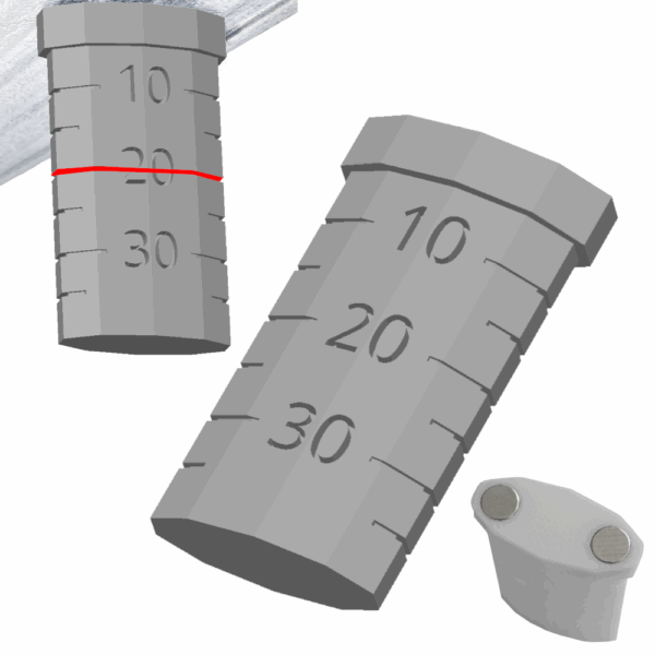 Znacznik do poziomowania kartongipsów