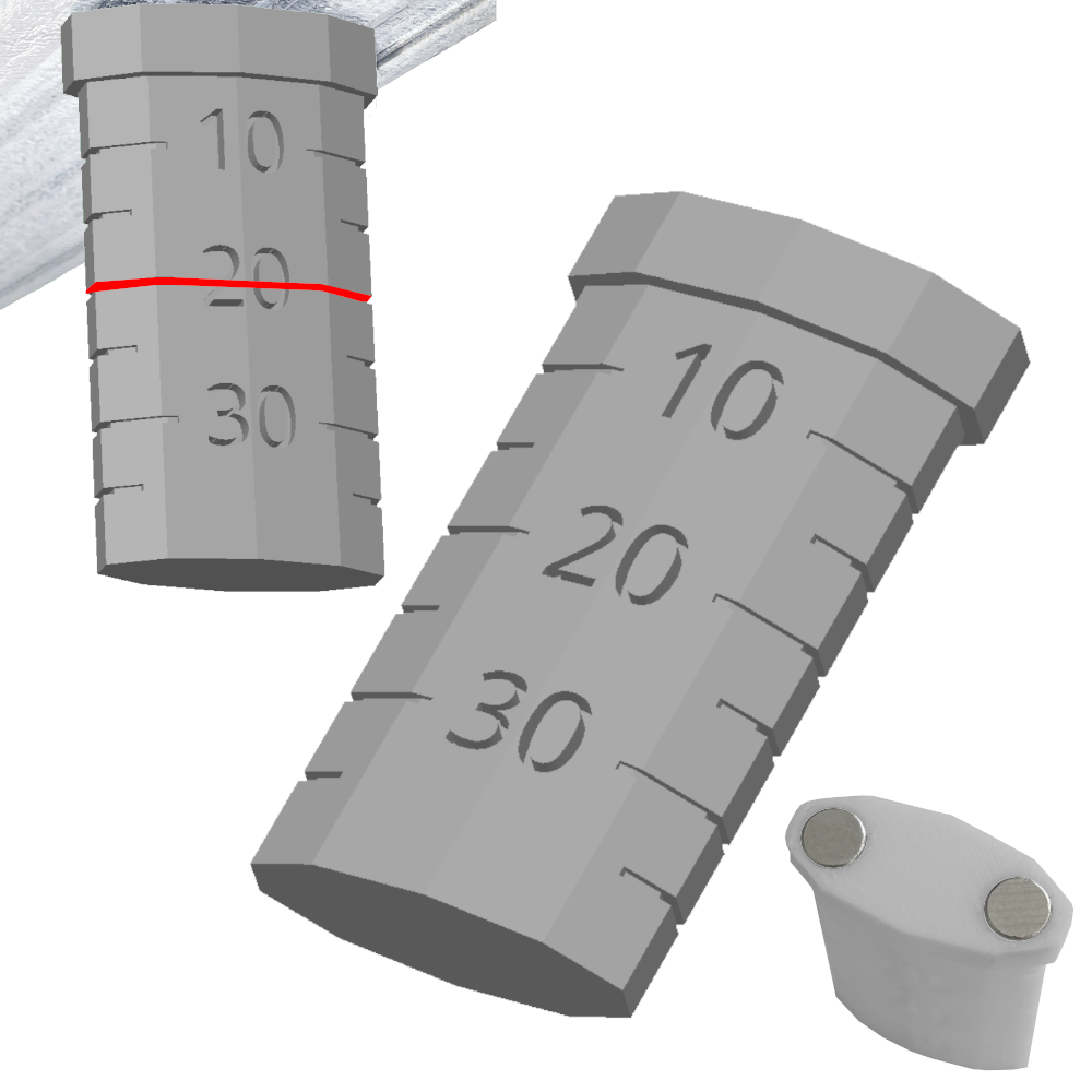 Znacznik do poziomowania kartongipsów