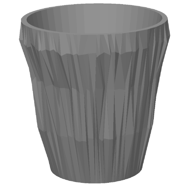 Doniczka geometryczna 15 cm – nowoczesna osłonka