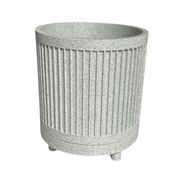 Doniczka z podstawką i nóżkami 10cm - nowoczesny design